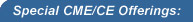 CE/CME Special Offers