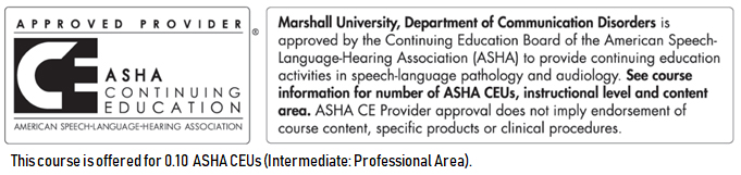 ASHA Coninuting Education Logo