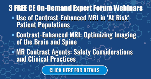 3 FREE CE Webinars: GE MR Contrast Agents